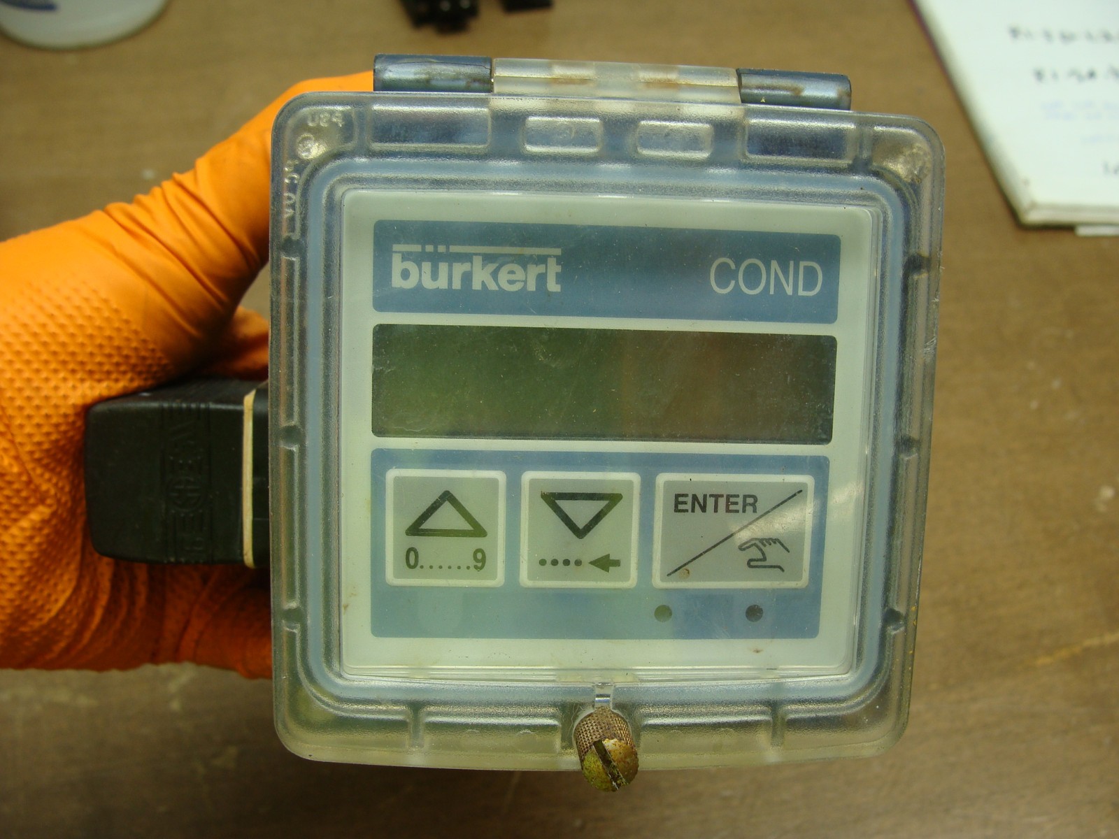BURKERT CONDUCTIVITY TRANSMITTER COND 8225-FKM-PVDF-55T-C 00418951 12-30VDC