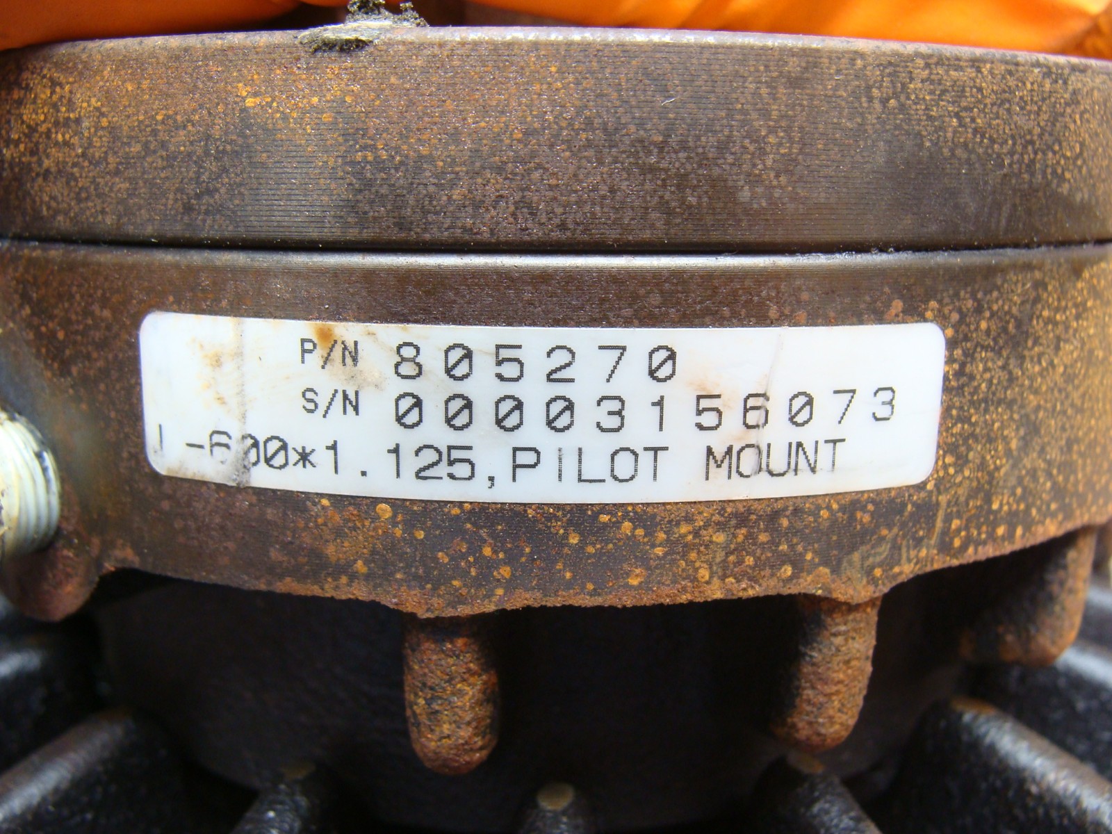 NEXEN L-600 HEAVY DUTY PNEUMATIC FRICTION CLUTCH 805270 32048 1-1/8″ BORE