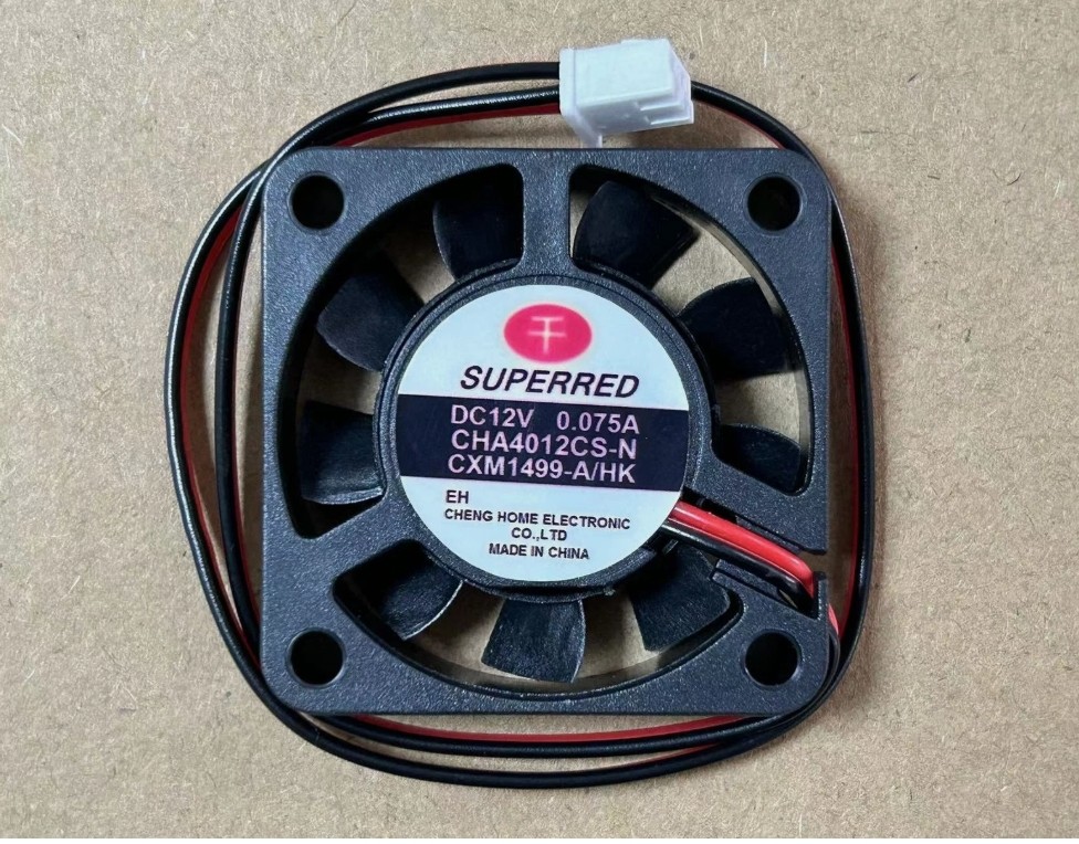 SUPERRED CHA4012CS-N 4010 4CM 12V 0.075A 2-wire Silent Cooling Fan