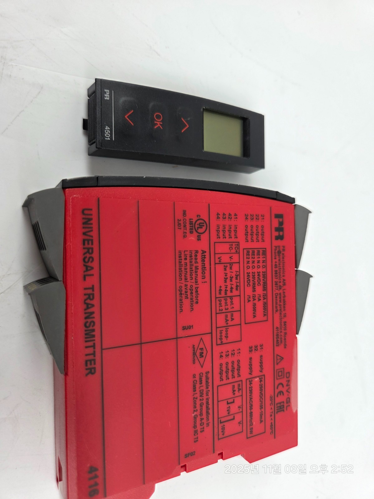 PR ELECTRONICS PR 4116 + PR 4501 EXPEDITED SHIPPING