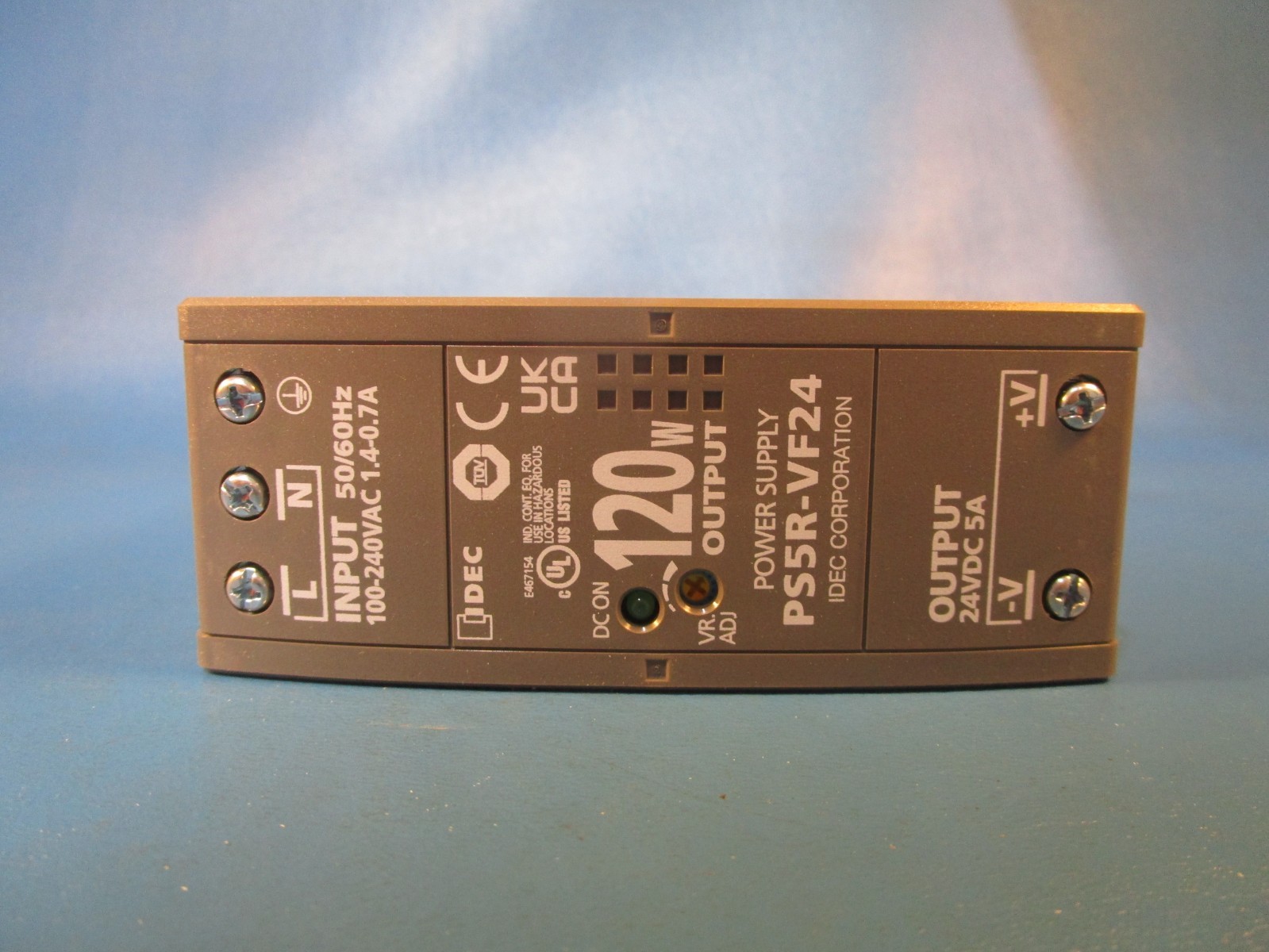 IDEC PS5R-VF24 Power Supply, 24V DC, 120 W, DIN Rail