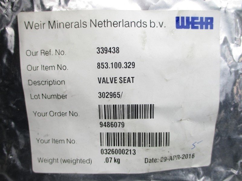 WEIR 853.100.329 NSMP