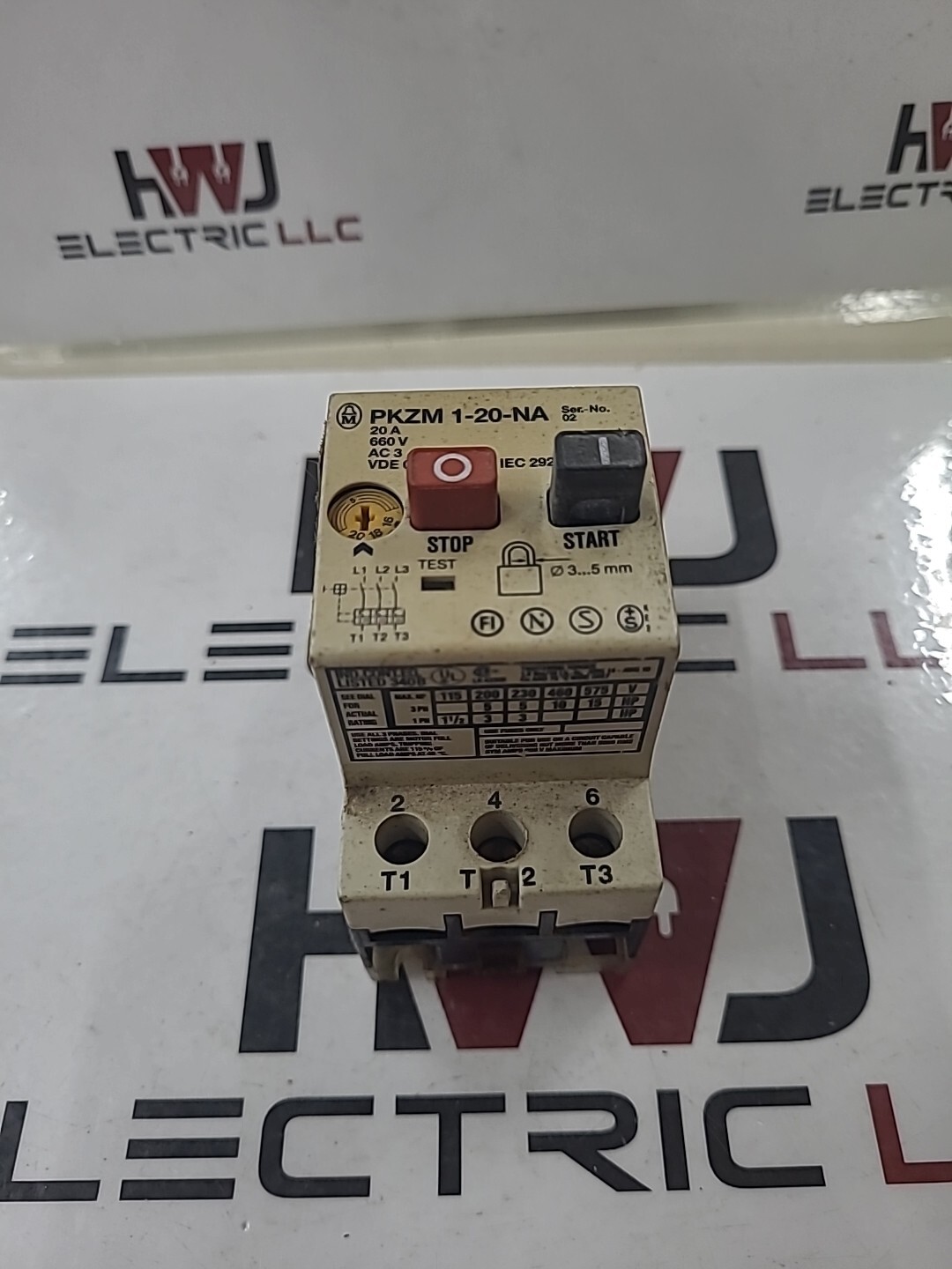 KLOCKNER MOELLER PKZM1-20-NA 660VAC 16-20A