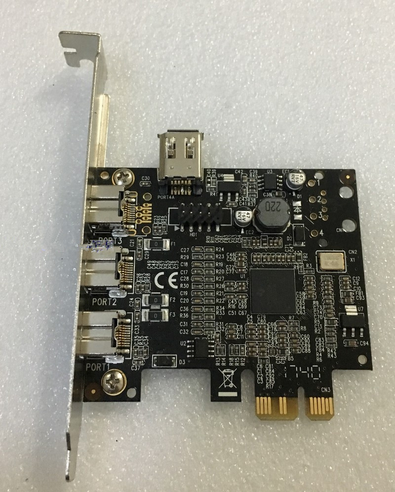 1pc FG-EFWB-V1T-003BI PCI-E to 1394b FireWire Acquisition Expansion Card