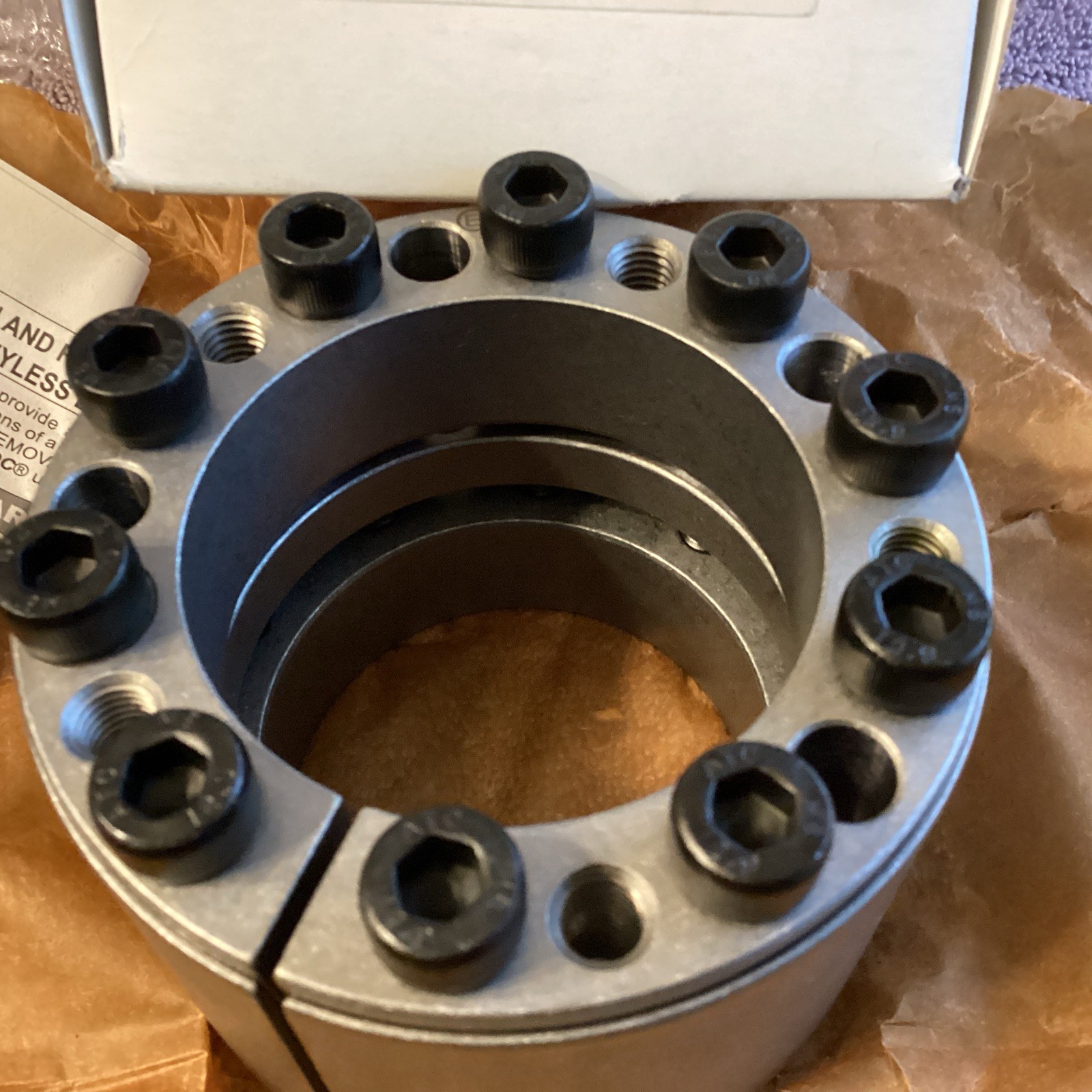 FENNER DRIVES…B122207…2-7/16”….series B112…Keyless Bushing…NEW