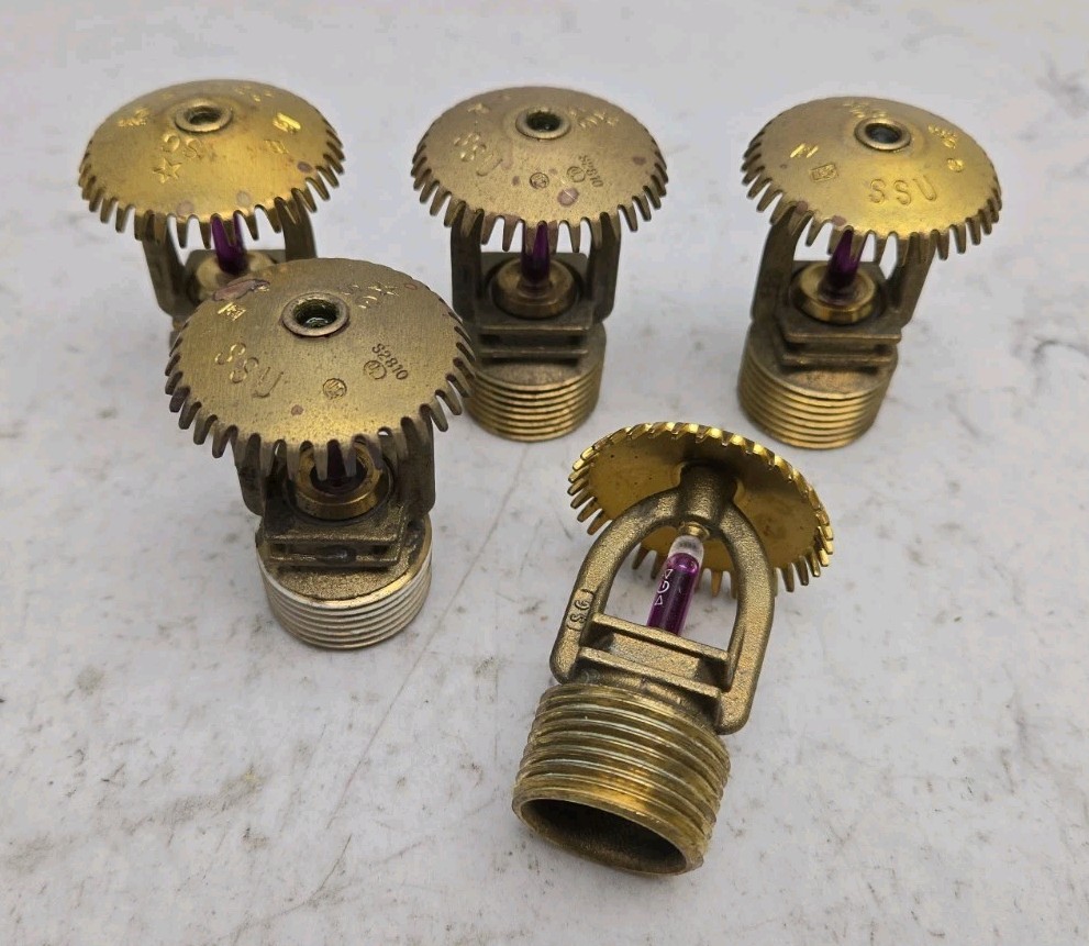 5 Pack Star SG Sprinkler Head SSU Globe Standard Spray Upright 360 S2810 Used