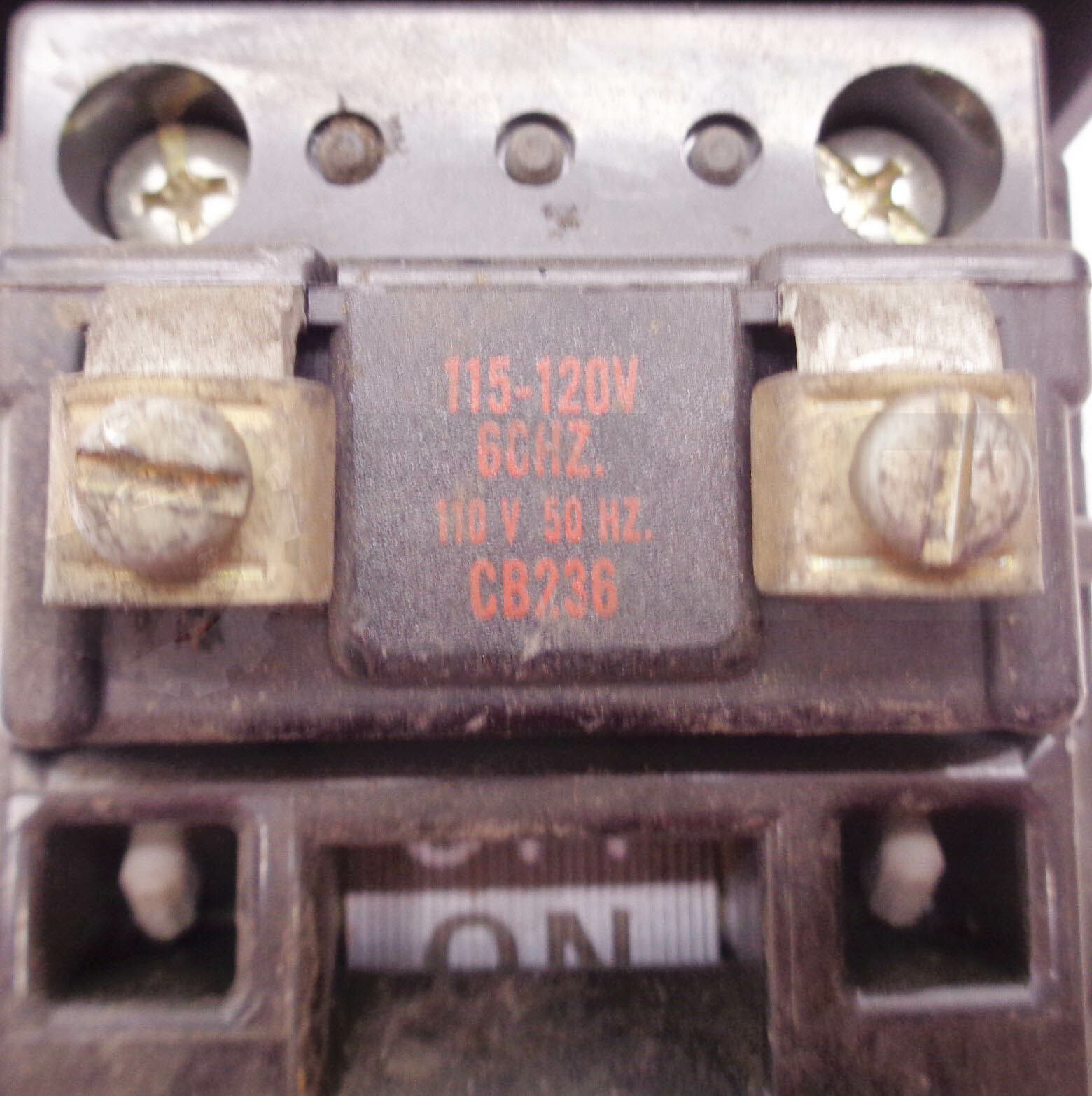 ALLEN BRADLEY 509-BOD930 STARTER, SIZE 1, SER. B, 509-B0D930, W/ CB236 COIL