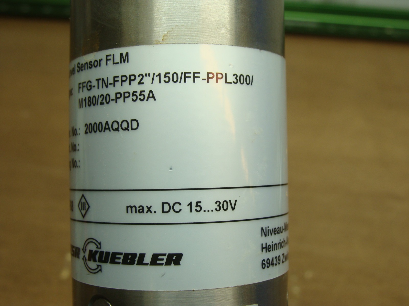 KSR KUEBLER LEVEL SENSOR FLM FFG-TN-FPP2″/150/FF-PPL300/M180/20-PP55A