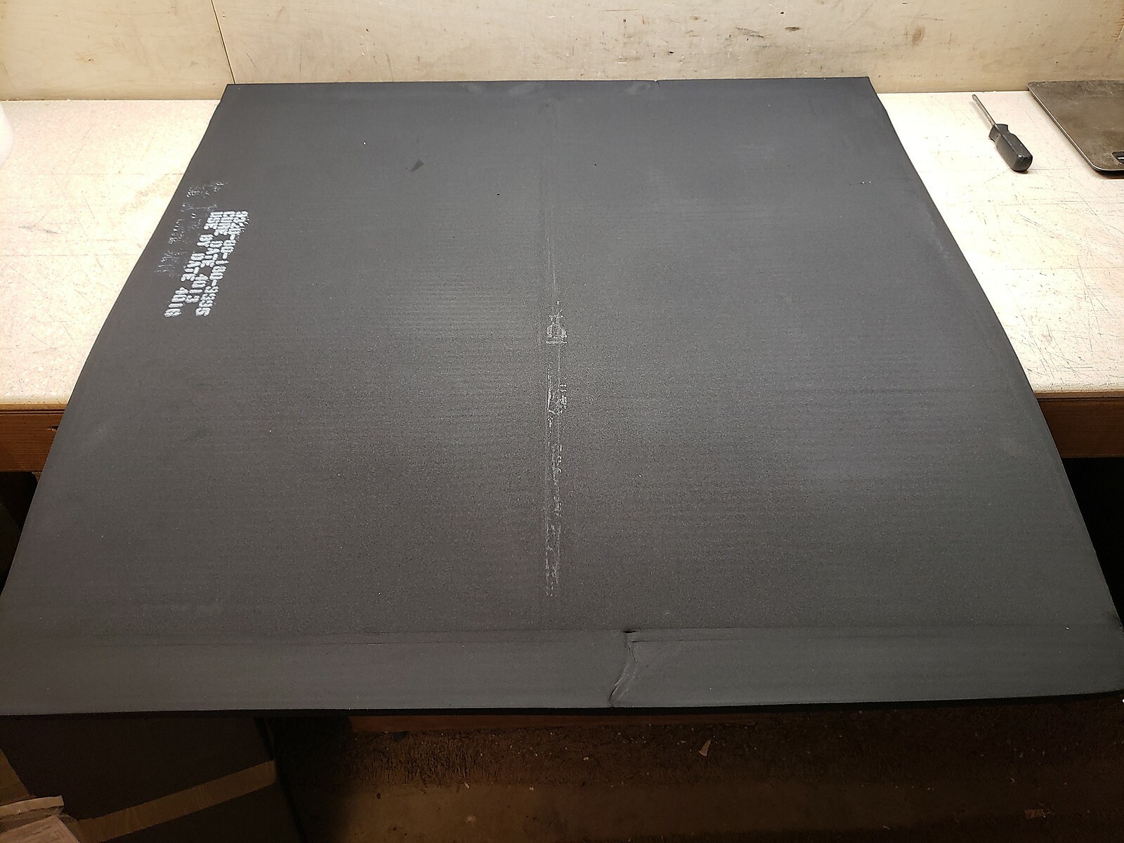 NOS Cellular Rubber Sheet 36″ x 36″ x 1″ MILC3133 9320001809995