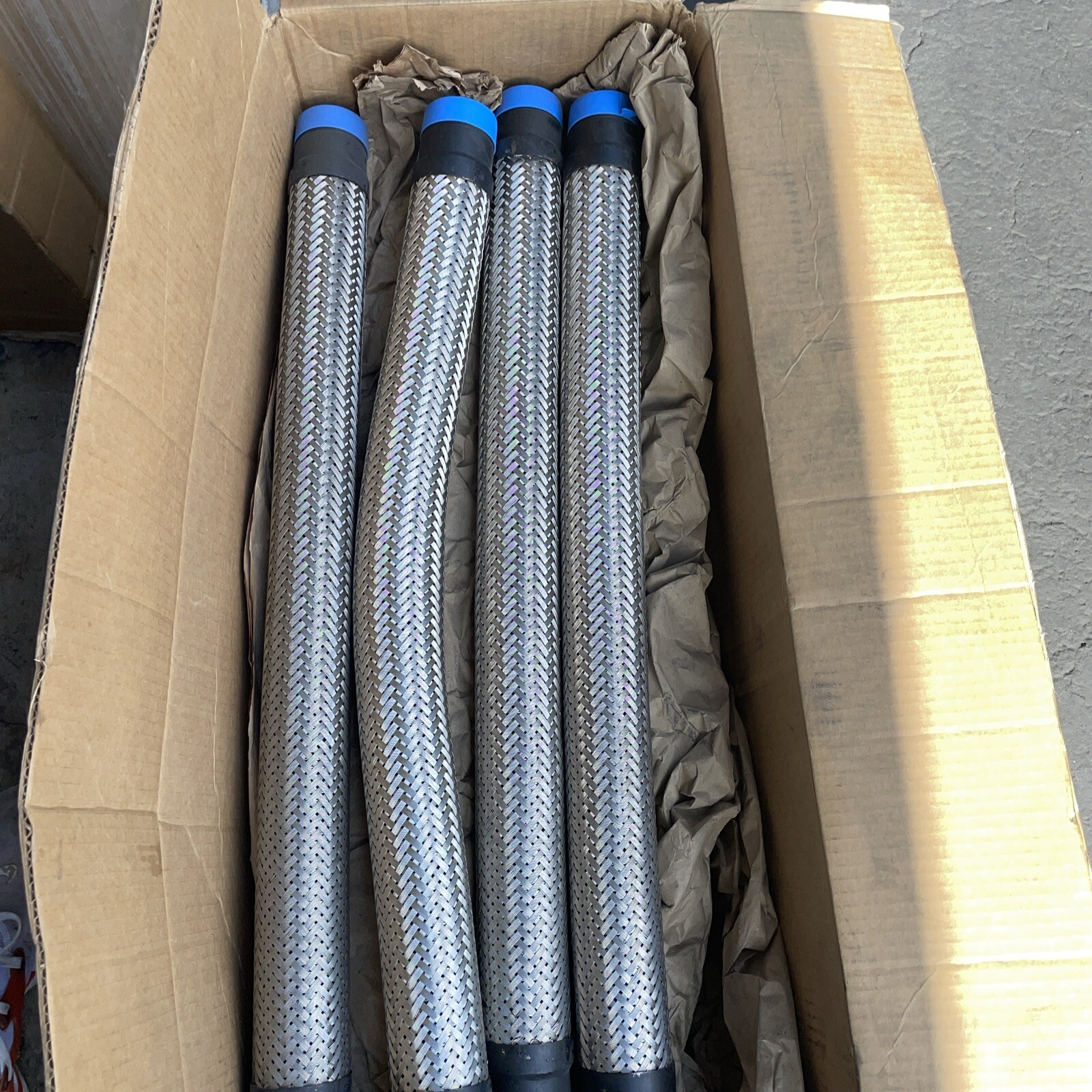 KADANT JOHNSON FH-SS-150-12 1.5 By 12 Inch Flexible Braided Stainless Steel Hose