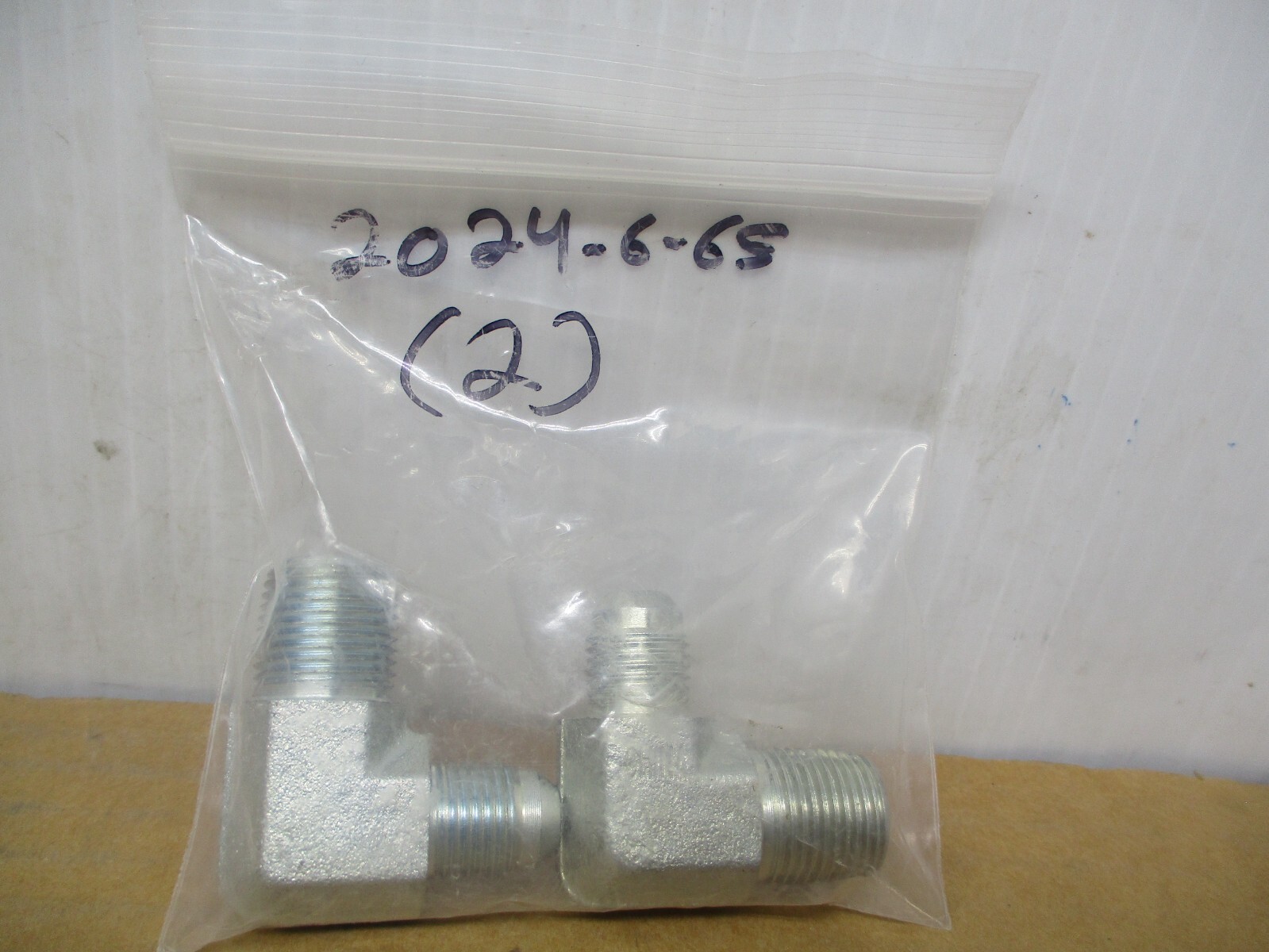 2024-6-6S Adpt,Mnpt-Mjic,3/8-18,9/16-18,El,1.22In PACK OF 2