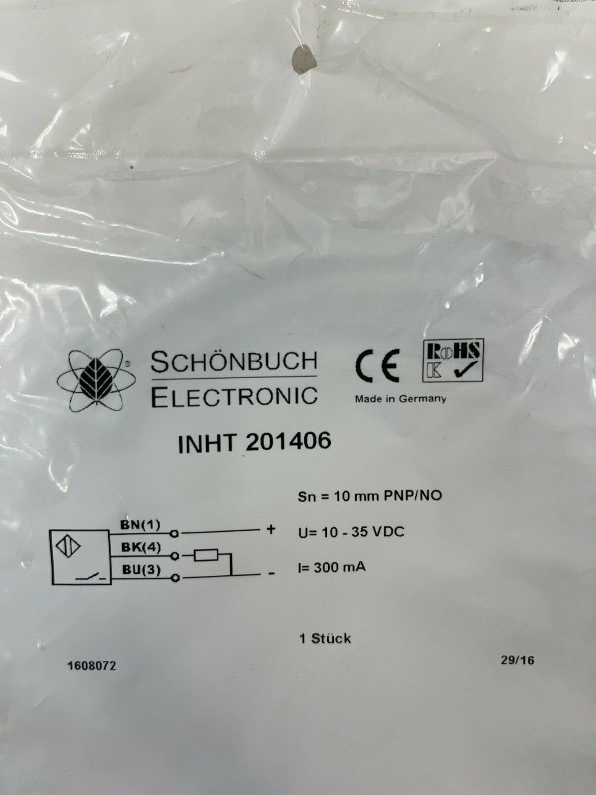Schonbuch Electronic INHT 201406 proximity switch 