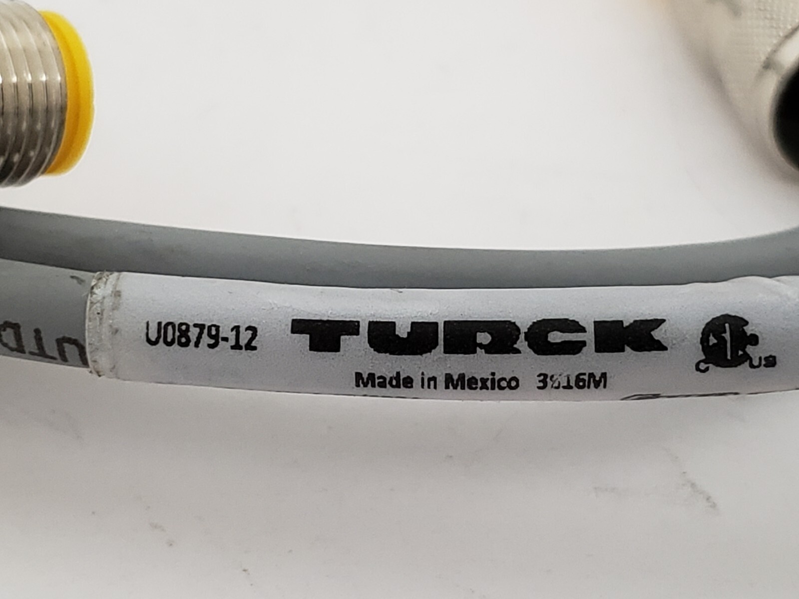 TURCK RK4.4T-1-WS 4.4T/S824 CORDSET DOUBLE ENDED MALE/FEMALE (U0879-12) NNB