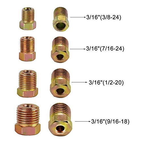 MuHize Upgraded Brake Line Tubing Kit – 25 Ft. of 3/16 Copper Coated Flexible Tu