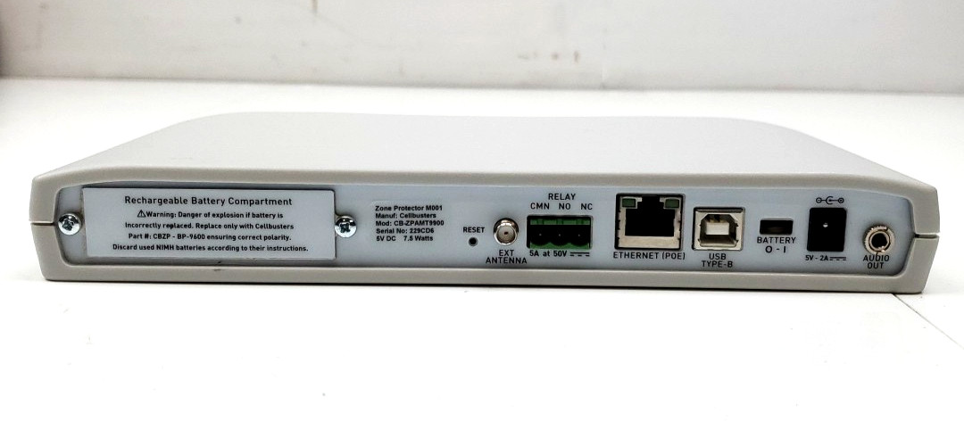 Cellbusters Zone Protector M001 Cellular/Wi-Fi/Bluetooth Signal Detector