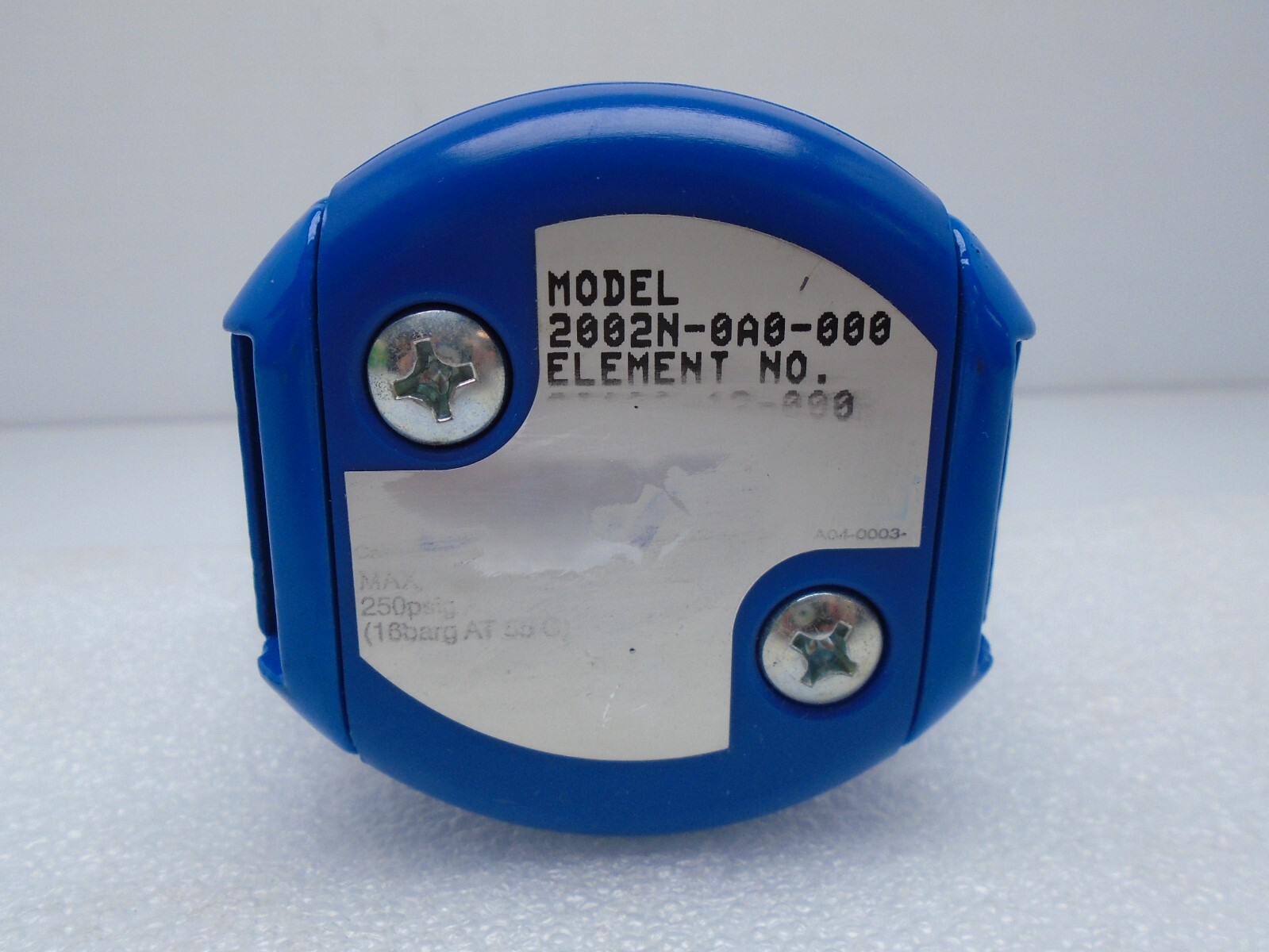 BALSTON PARKER COMPRESSED AIR FILTER 2002N-0A0-000 #749B