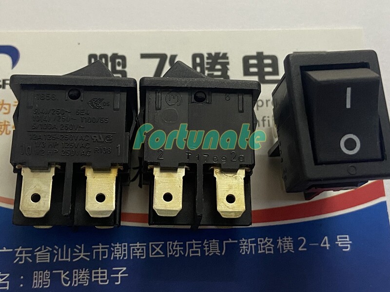 QTY:1 NEW For MARQUARDT 1858.1103 Rocker switch 4 feet 2 gears 10A250V