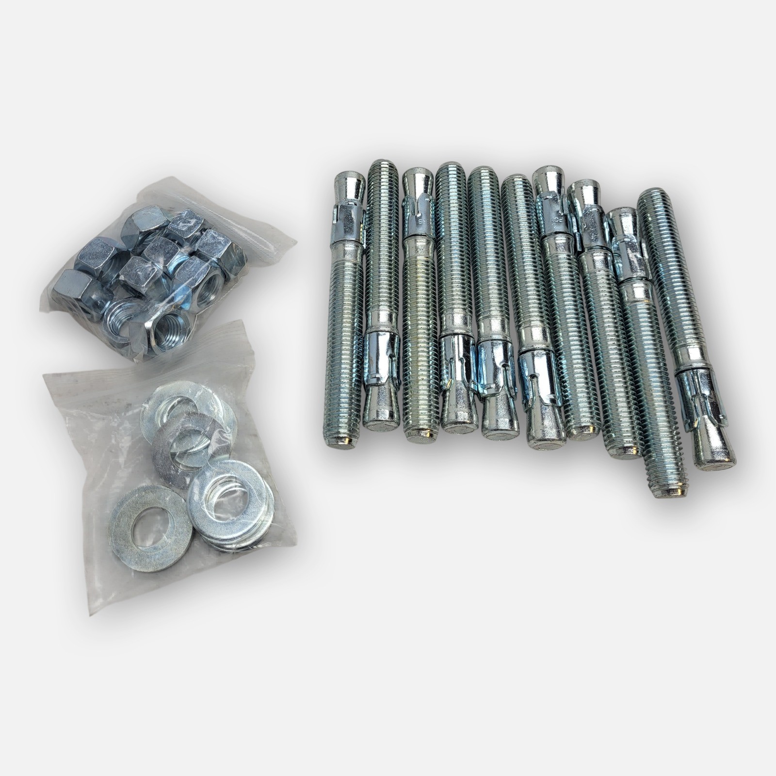NEW BOX OF 10 POWERS FASTENERS 9640SD1 SEISMIC ANCHORS 3/4″ X 4-1/4″ *READ*
