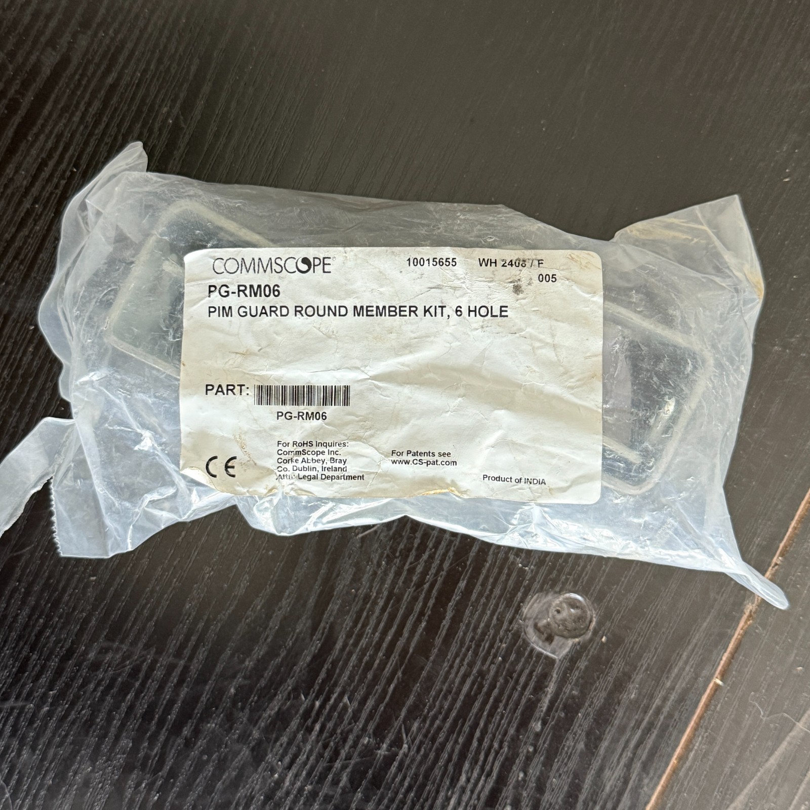 Commscope PG-RM06, PIM Guard Round Cable Support 6-Hole Member Kit New