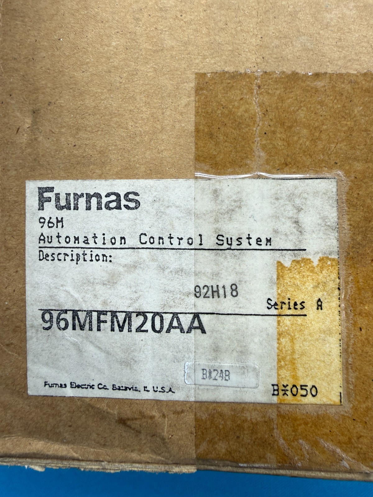 Furnas Electric 96MFM20AA 50/60HZ 100-240V Programmable Controller
