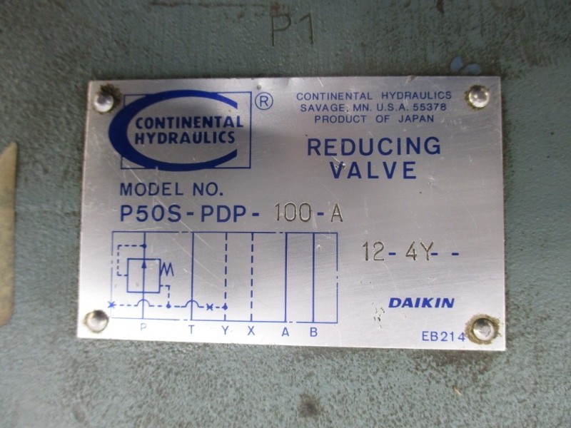 CONTINENTAL HYDRAULICS P50S-PDP-100-A UNMP