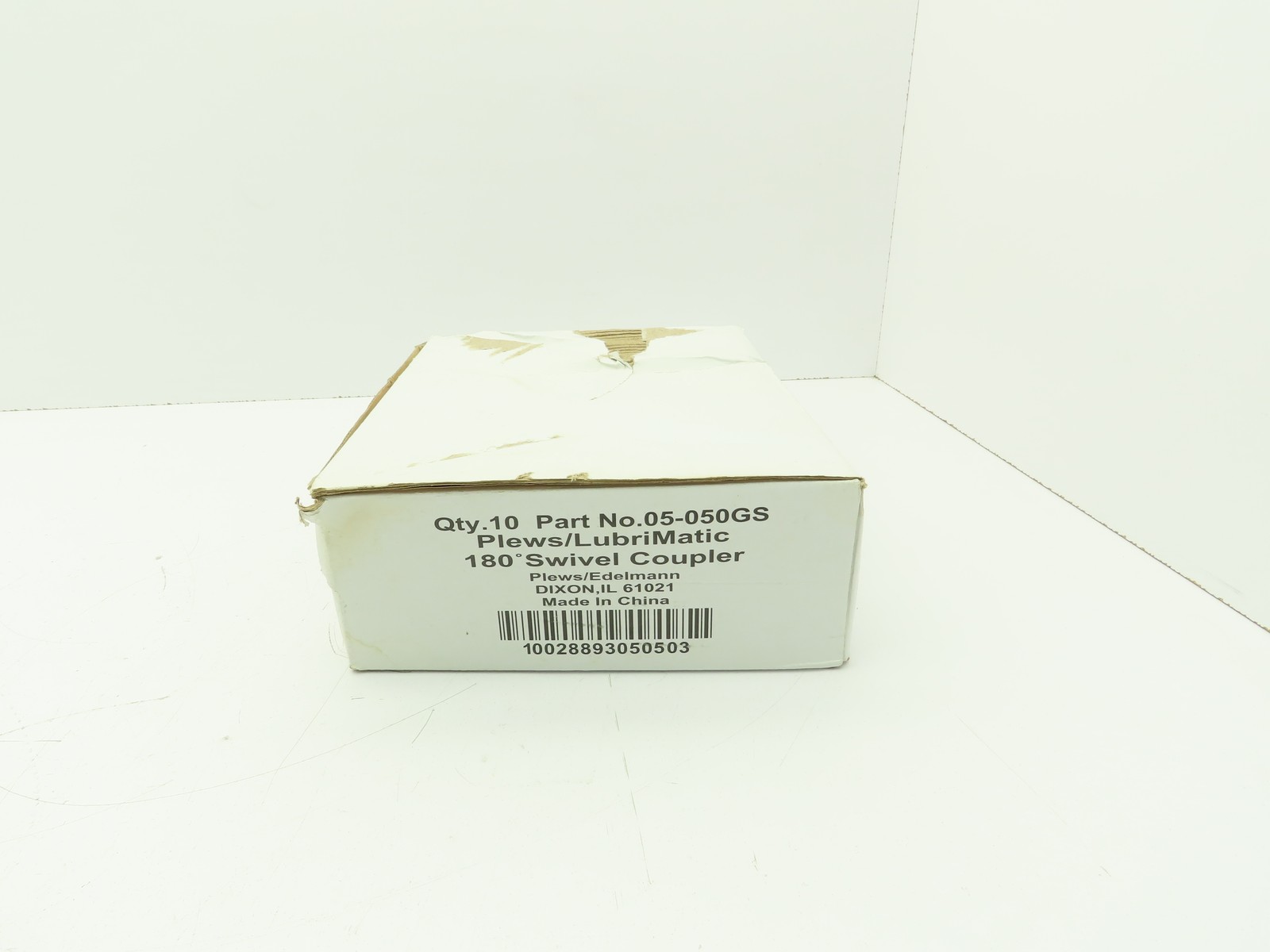 Lot of 10 Plews LubriMatic 05-050 Grease Gun 180° Swivel Couplers