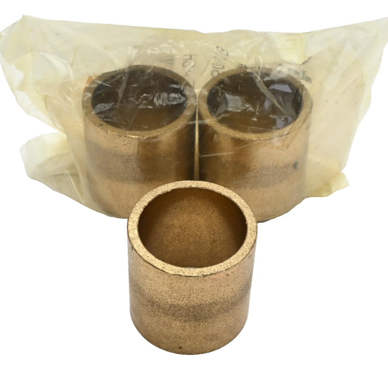 Lot of 3x Oilite AAM2535-25B Bronze Bearings 50mm bore, 60mm length, 60mm width