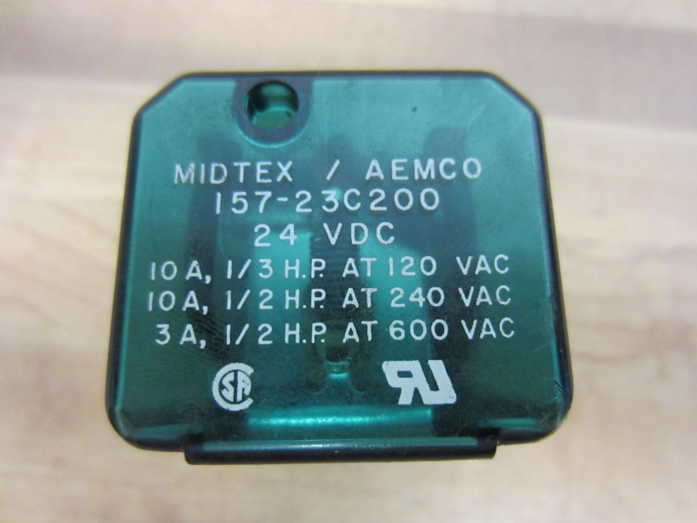 Midtex Midland 157-23C200-24V DC Aemco 157-23C200-24V 157 24VDC