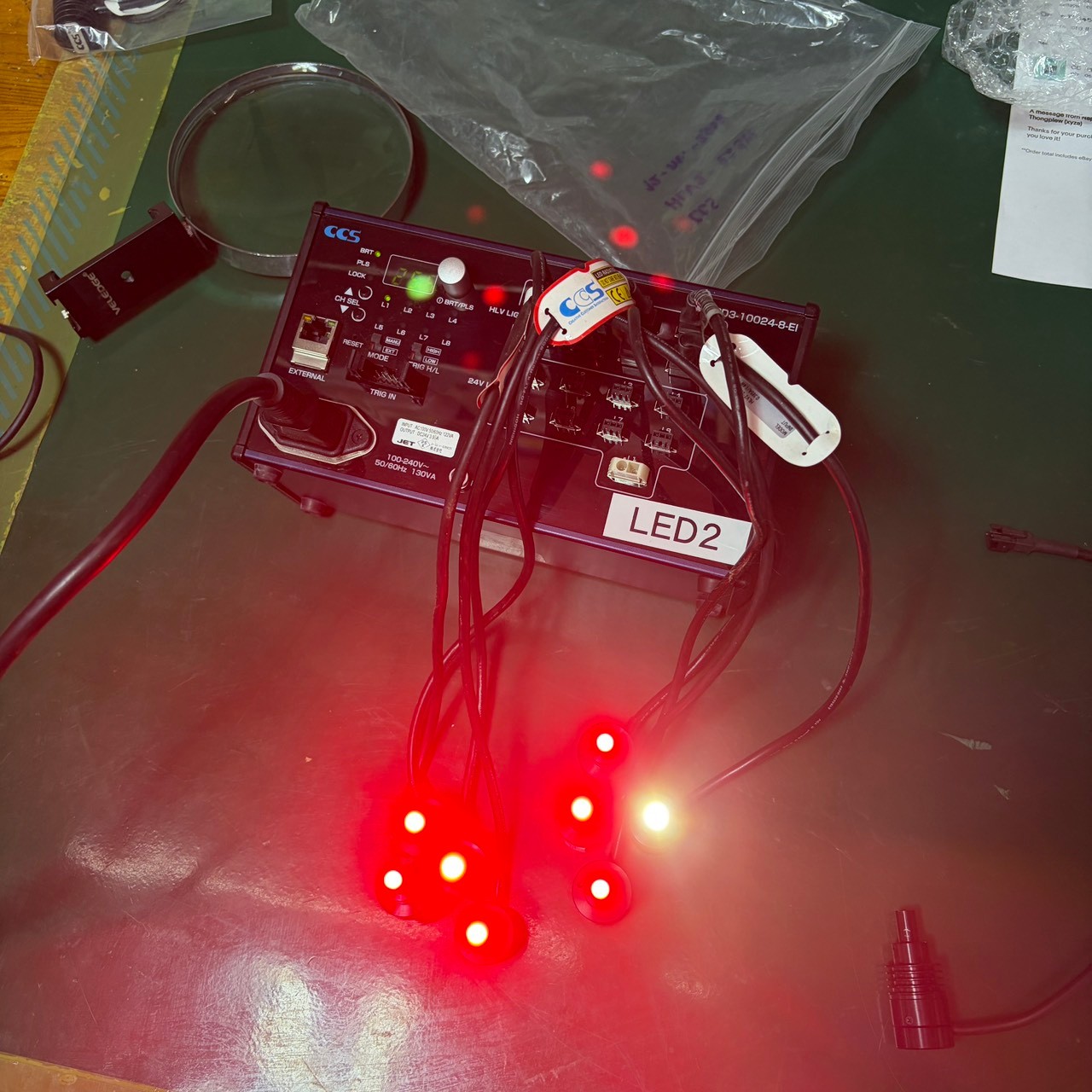 CCS PD3-5024-4-EI Control Unit MISSING LAMP as in photos, sn:9464, Tested, DHL