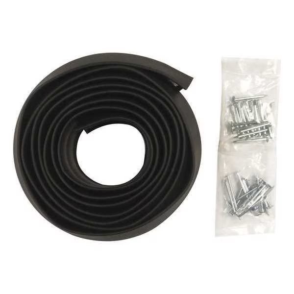 Frost King Door Bottom Seal, Rubber, Bla