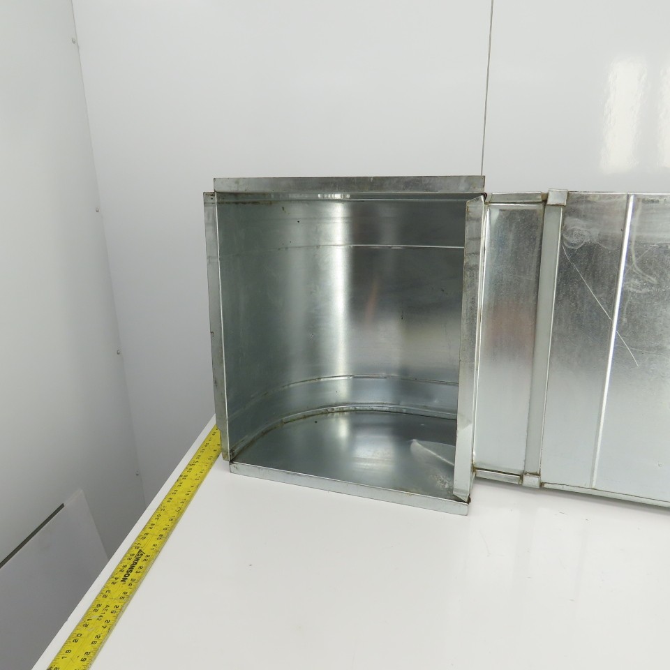Orland DL #702 20″ x 10″ 24 Gauge Galvanized Air Duct 42″ OAL W/90° Elbow 41″OA