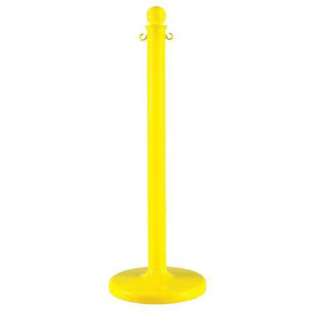 Zoro Select 96402-6 2.5″ Diameter Plastic Stanchion – Yellow, 40 In Height, 6