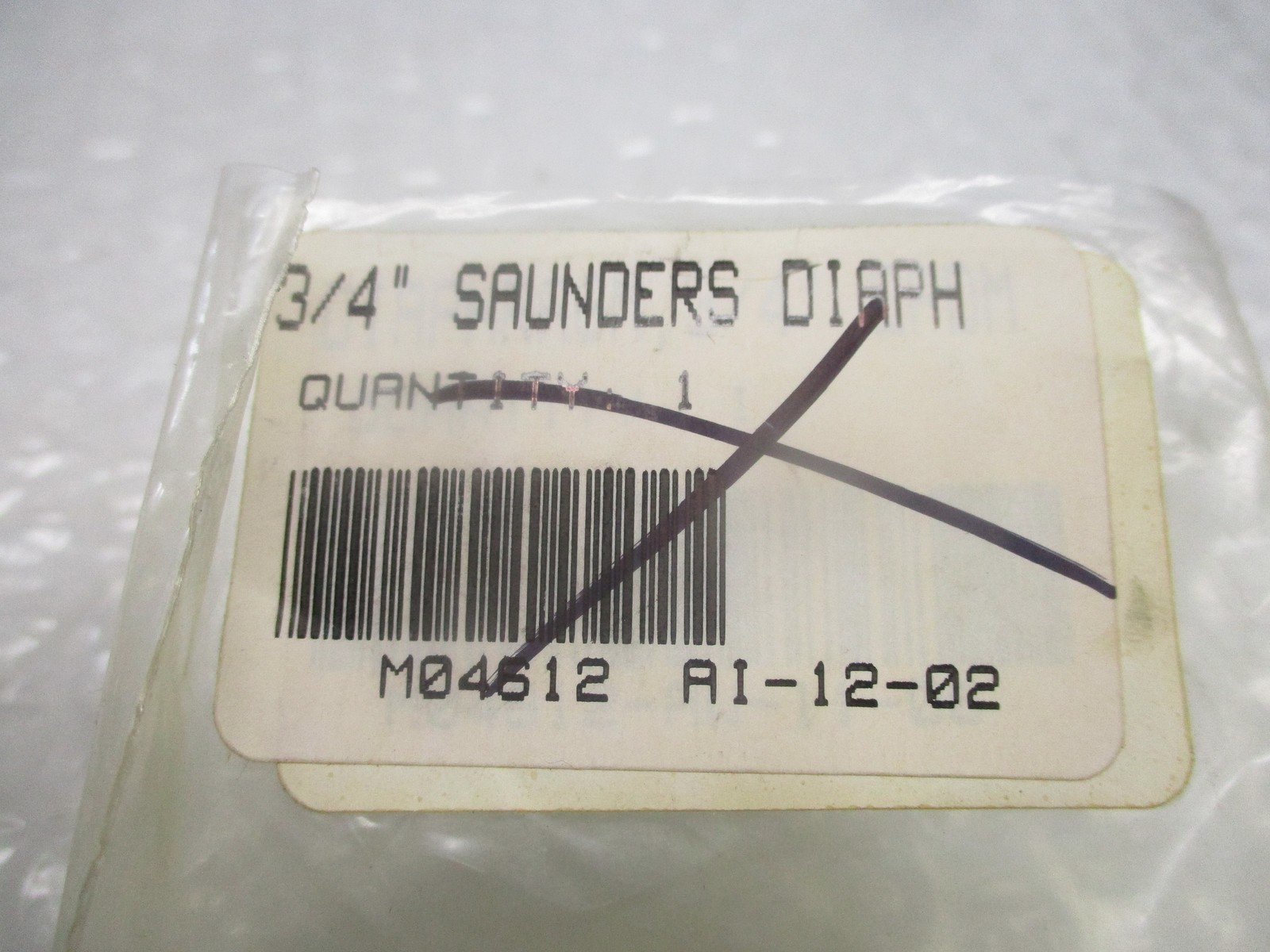 SAUNDERS M04612 DIAPHRAGM 3/4″ LOT OF 4 NSNP