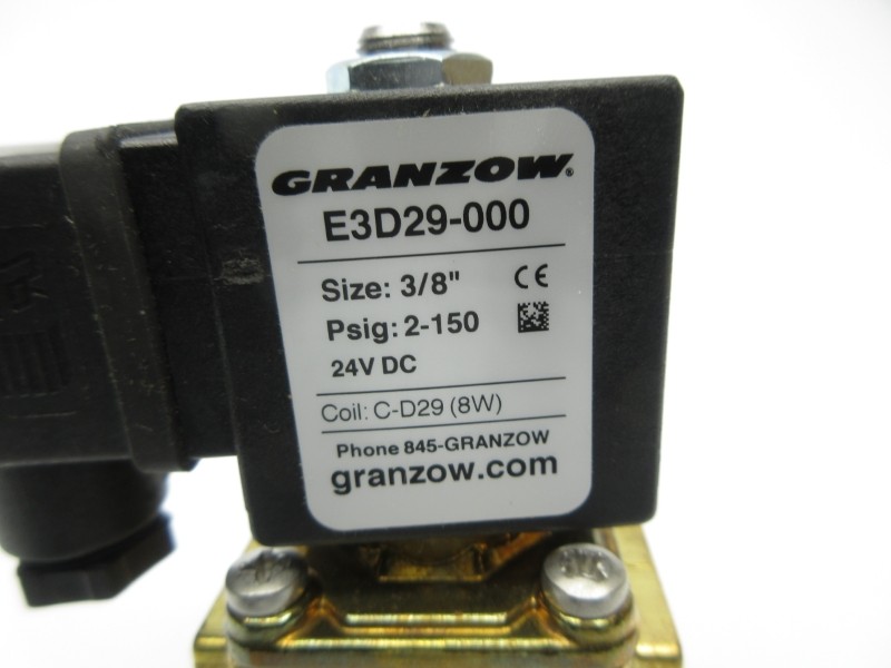 GRANZOW E3D29-000 24VDC 2-150PSI 3/8″ NSNP