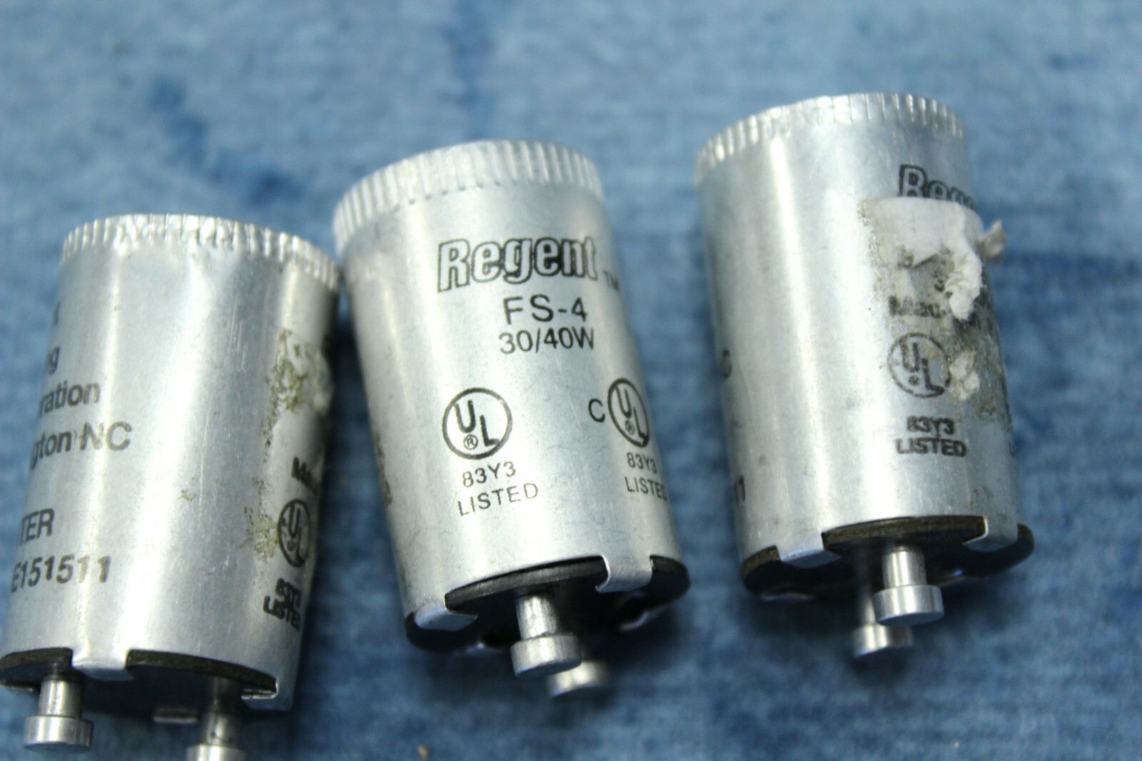 LOT OF 3 NEW REGENT CONTROLS FS-4 / FS4 STARTERS
