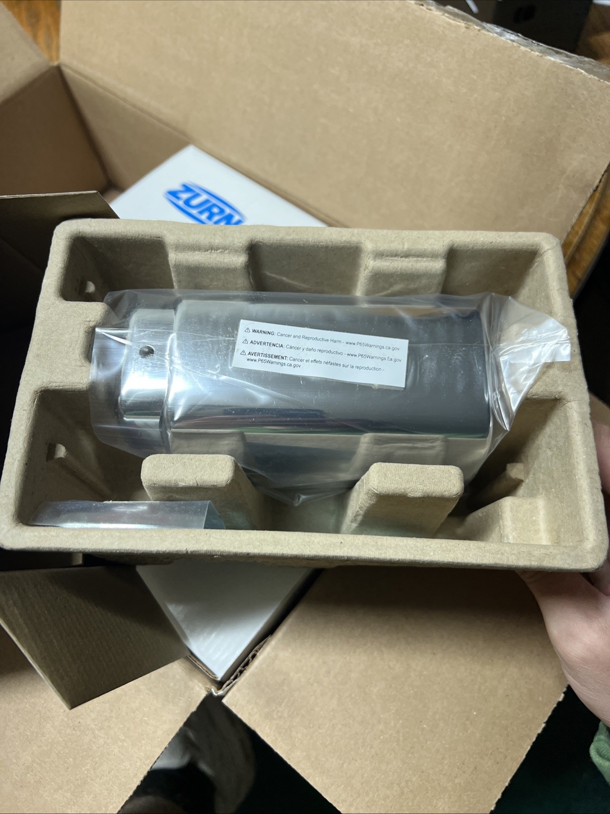 Zurn ZER6003AV-ULF-SM AquaSense 0.125 GPF Sensor Flush Valve