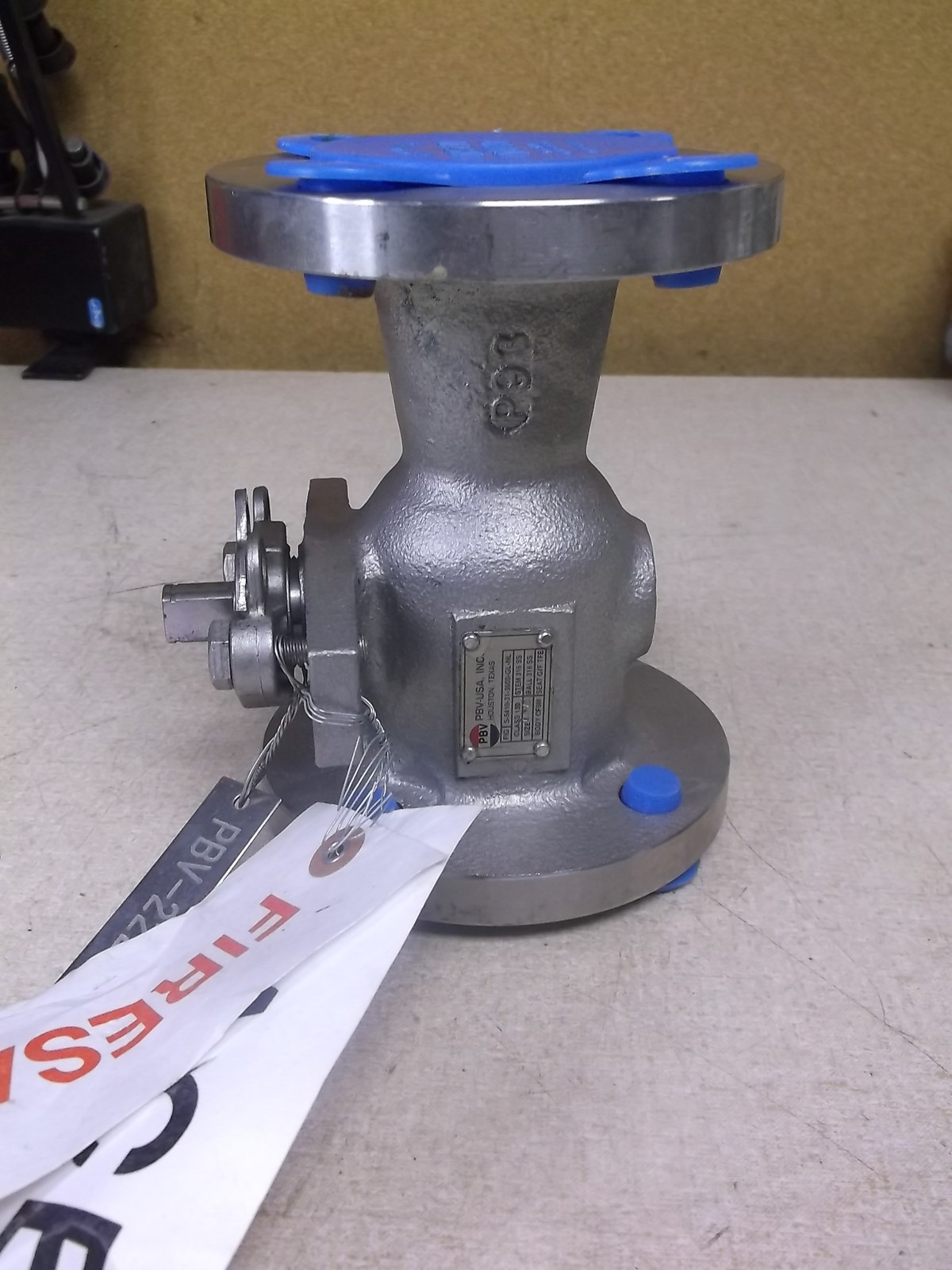 PBV Ball Valve PBV S-5410-31-3600-GL-NL Class 150 316SS Stem Size 1-5 CF8M PBV-2
