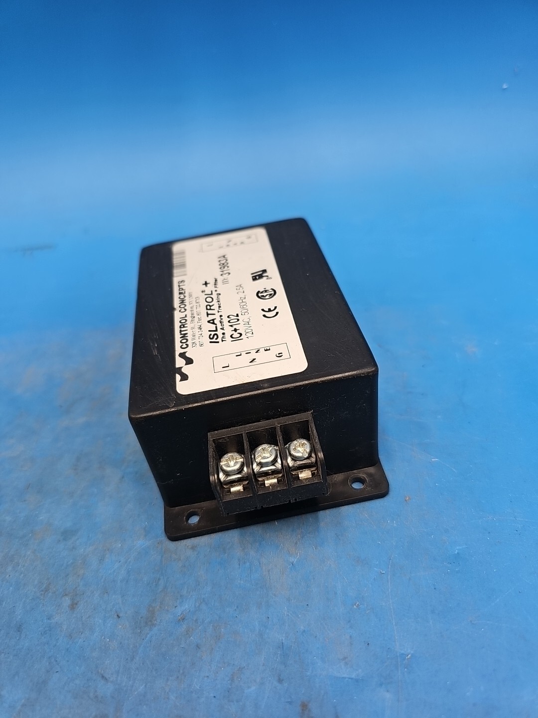 CONTROL CONCEPTS IC+102 Active Tracking Filter Module