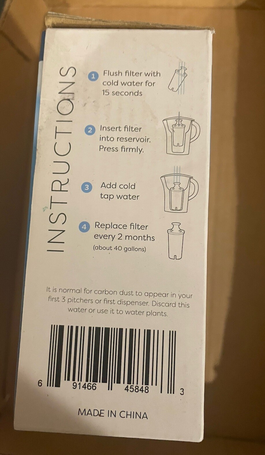 Oasis Replacement Water Filter 2 pack Guaranteed to Fit Brita and PUR Pitchers