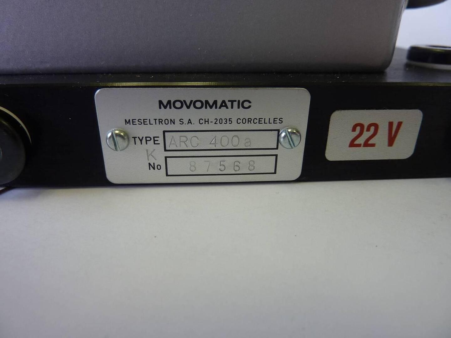 MOVOMATIC Transducer ARC 400A Used #5715