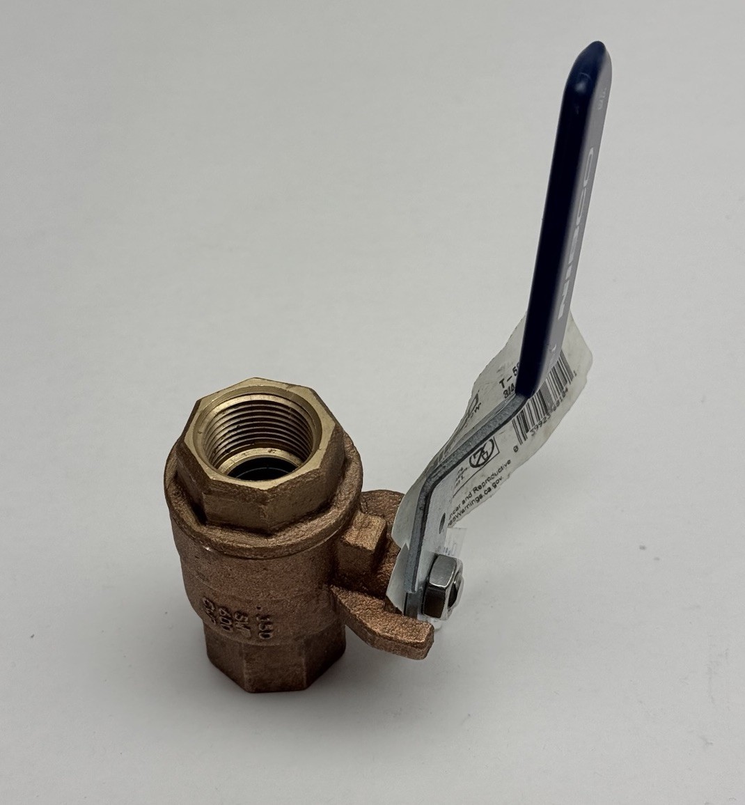 NL95H08 NIBCO T-585-70-66, BRONZE BALL VALVE, 3/4″ FEMAL NPT THREADED, S.S TRIM