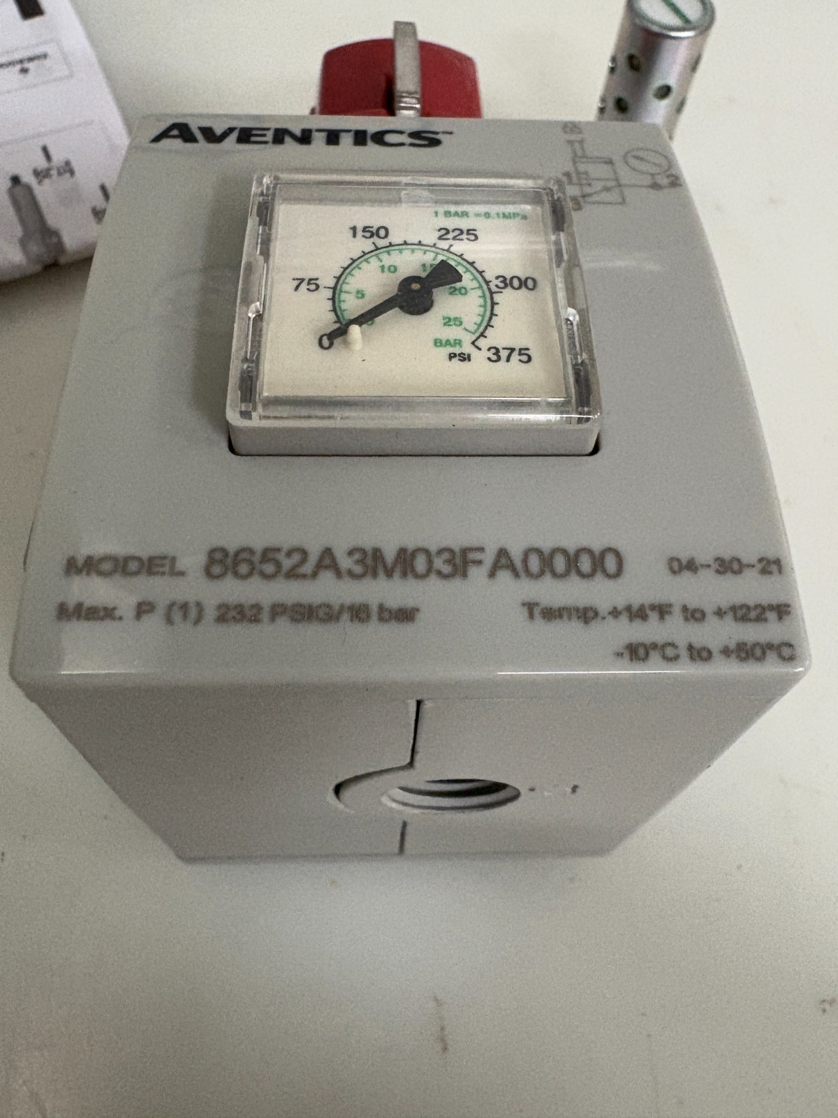 ASCO AVENTICS SHUT-OFF BALL VALVE 8652A3M03FA0000