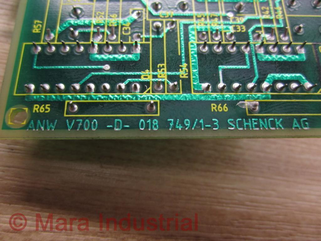 Carl Schenck ANW V700 -D- 018 749/1-3 Circuit Board