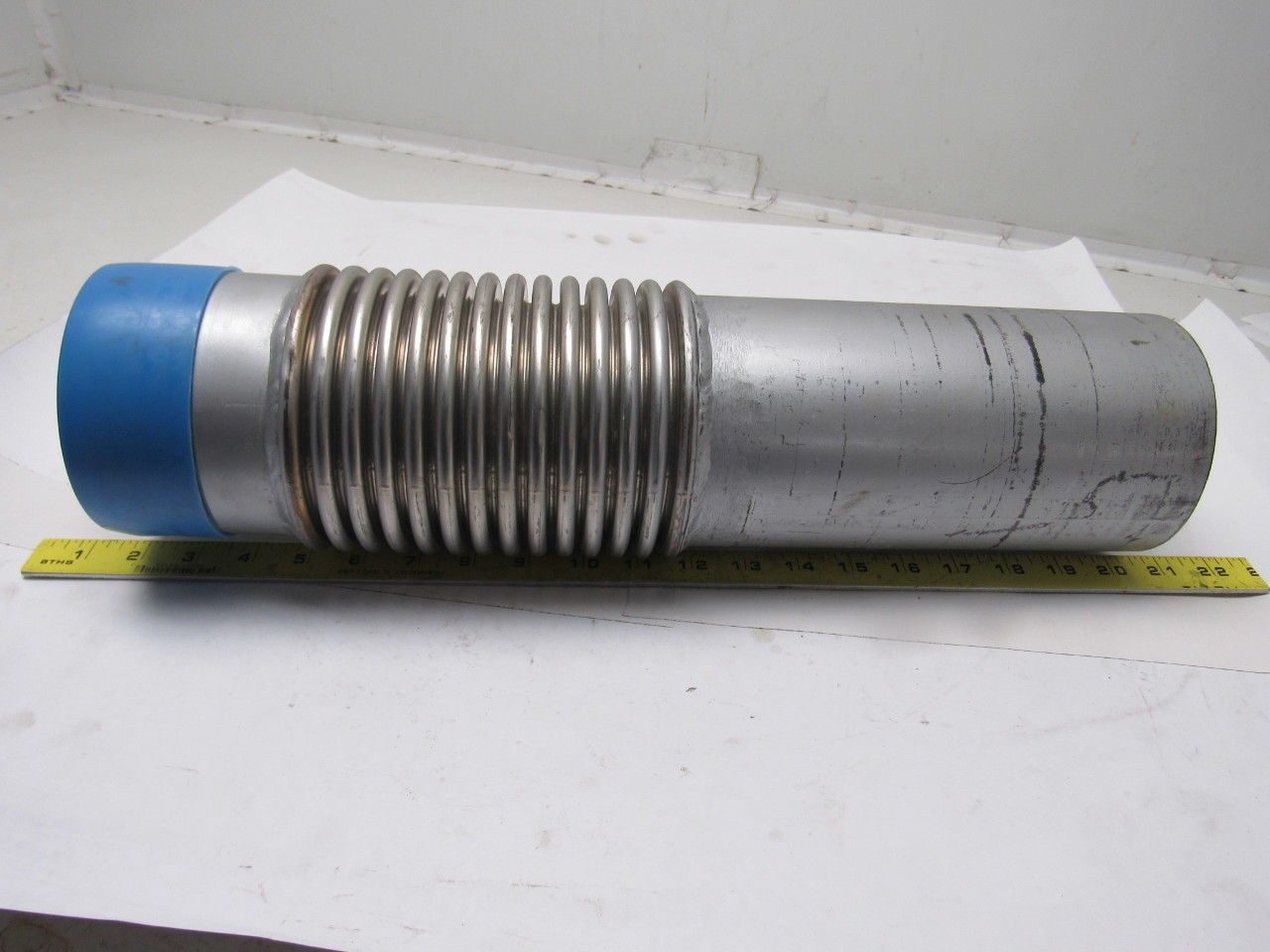 4″ Threaded x Weld On Single Bellow Flexible Expansion Coupling Tail Pipe