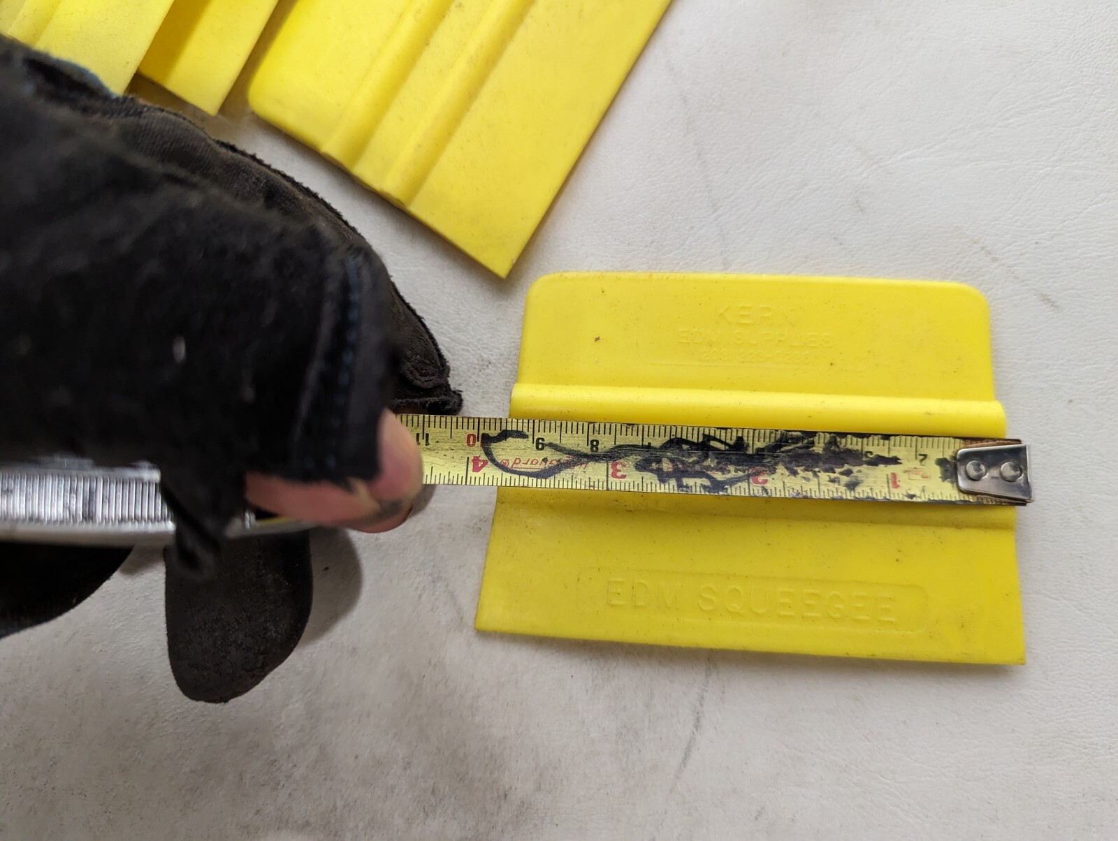 Lot of Kern EDM squeegees, 4 in x 3 in, as pictured