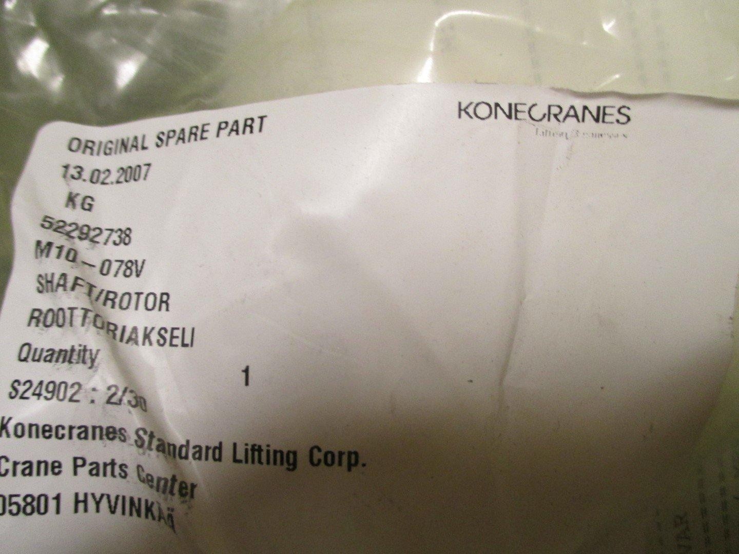 Konecranes M10-078V Shaft/Rotor