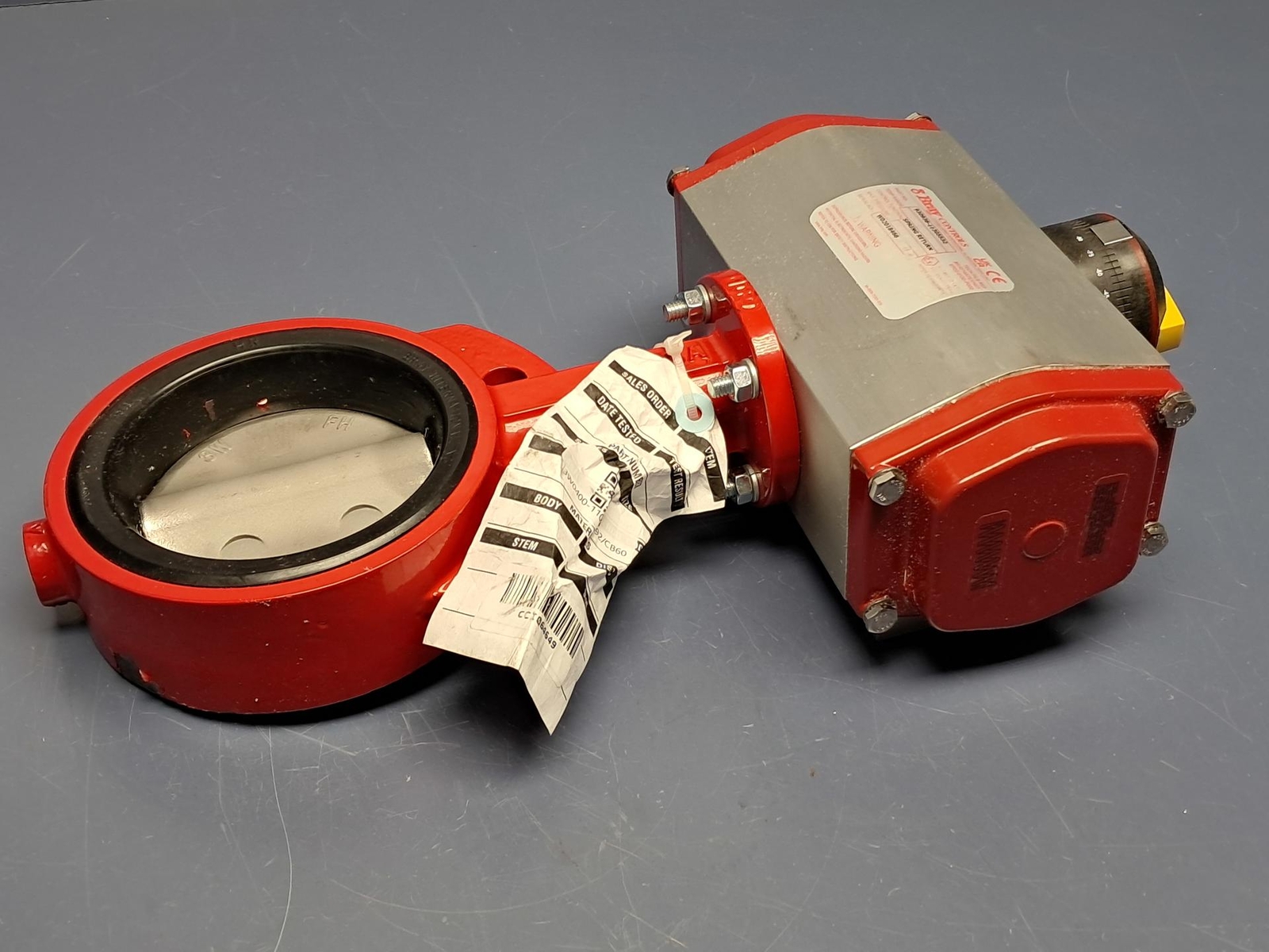 Bray 930936-11305532 Pneumatic Actuator w/310400-11010392 4″ Butterfly Valve