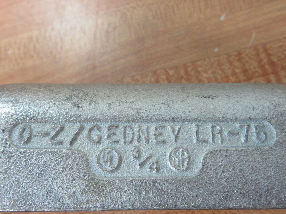 OZ/Gedney LR-75 LR75 Conduit Bodie Type LR 3/4″ (Pack of 6)