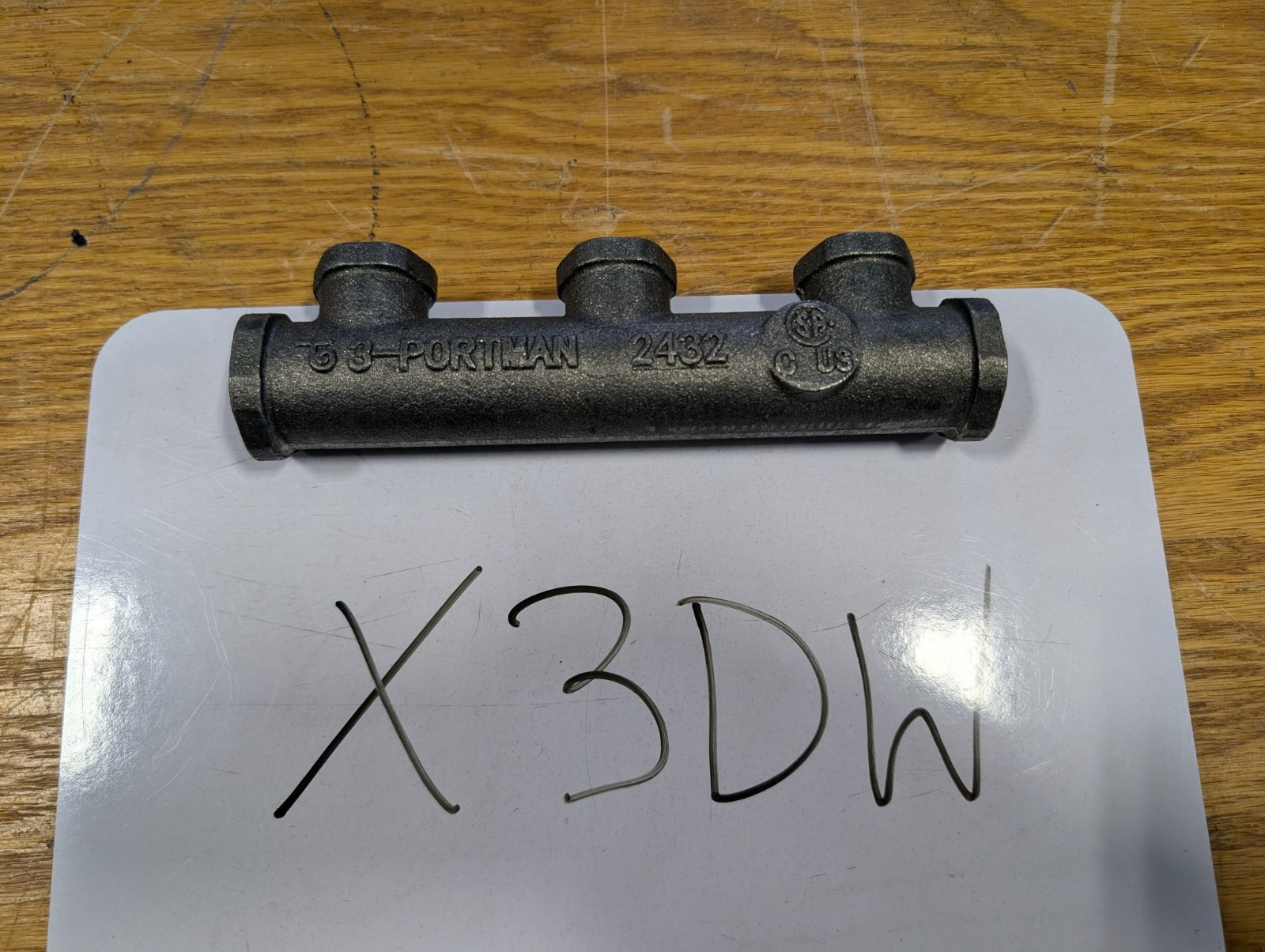 Gastite Manifold Cast 3 Port Portman 2432 (X3DW)