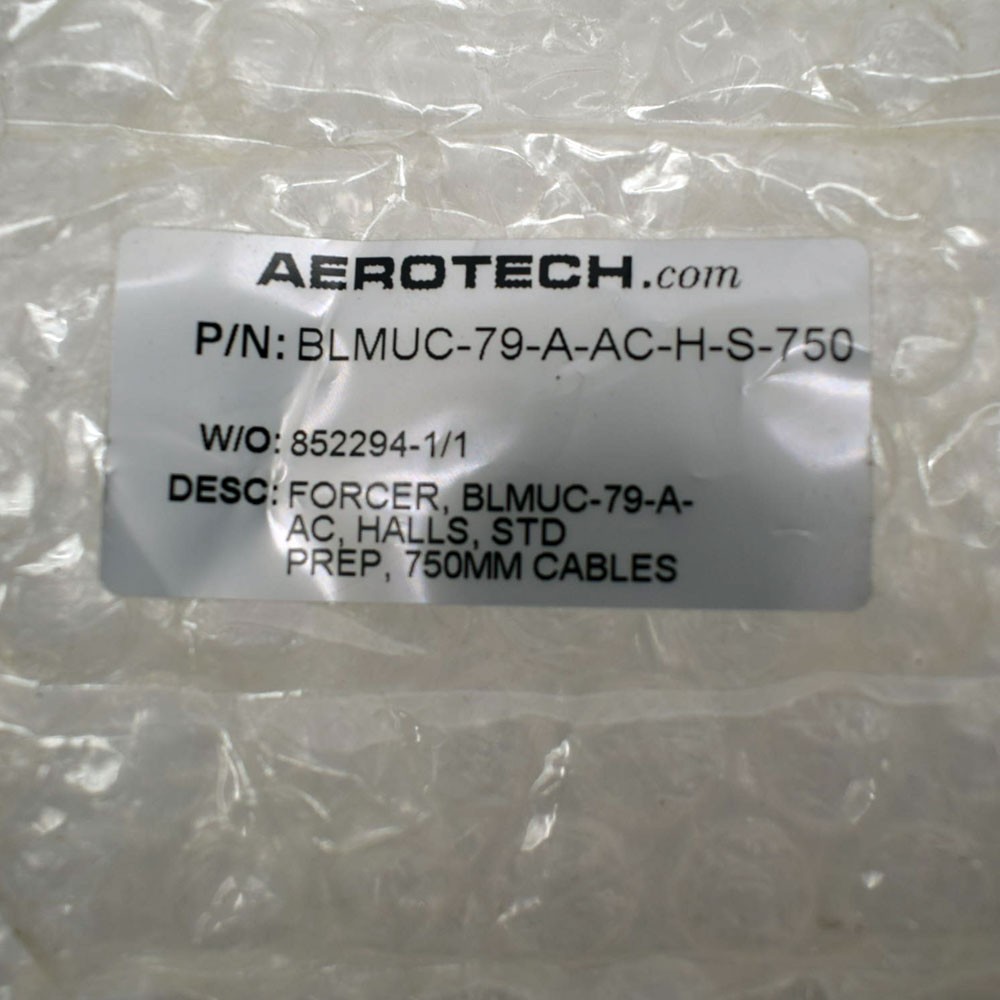 NEW Aerotech BLMUC-79-A-AC-H-S-750 “U-Channel” Linear Motor 52mm x 20.8mm